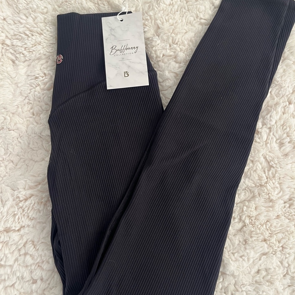 Buffbunny ribbed Black Leggings